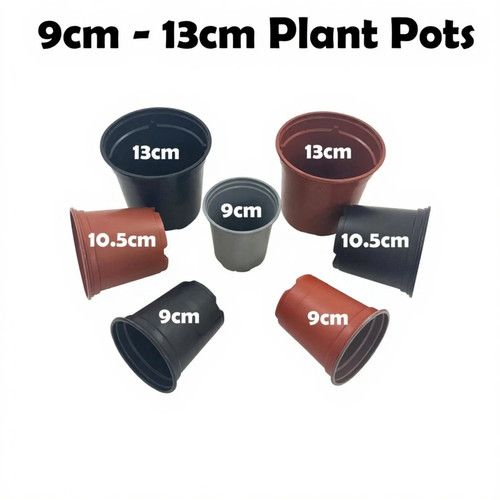 Plant pots 9cm 5cm - 9cm, 13cm