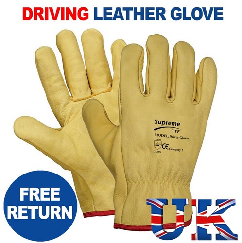 Yellow leather gardening - leather,
